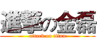 進撃の金磊 (attack on titan)