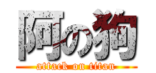 阿の狗 (attack on titan)