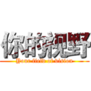 你的视野 (Your field of vision)