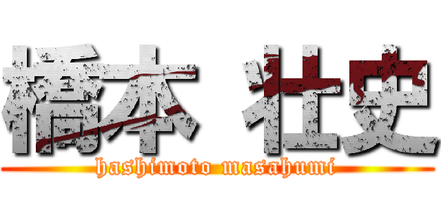 橋本 壮史 (hashimoto masahumi)