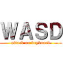 ＷＡＳＤ (attack on keyboard)