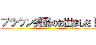 ブラウン男爵のお出ましだ！ ()