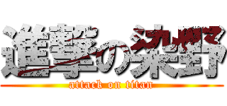 進撃の染野 (attack on titan)