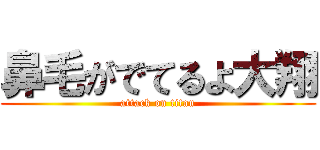 鼻毛がでてるよ大翔 (attack on titan)