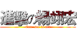 進擊の楊翊宏 (Can  see is art)