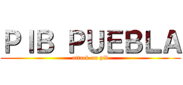 ＰＩＢ ＰＵＥＢＬＡ (attack on pib)