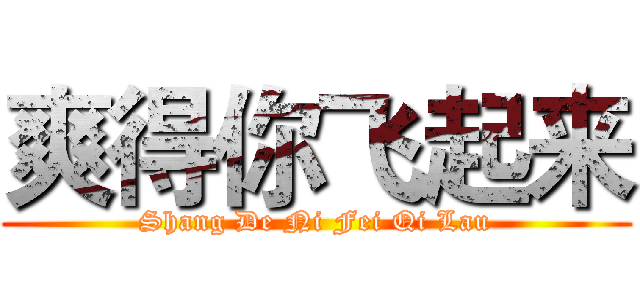 爽得你飞起来 (Shang De Ni Fei Qi Lau)