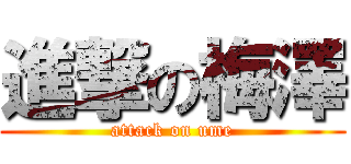 進撃の梅澤 (attack on ume)