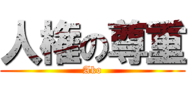 人権の尊重 (Ako)