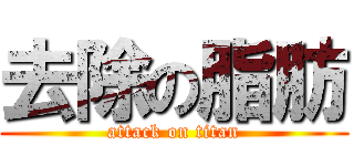去除の脂肪 (attack on titan)