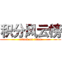 积分风云榜 (attack on titan)