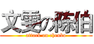 文雯の陈伯 (attack on chenbo)