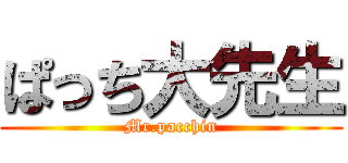 ぱっち大先生 (Mr.pacchin)