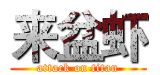 来盆虾 (attack on titan)