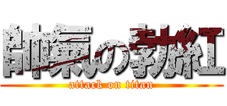 帥氣の勃紅 (attack on titan)