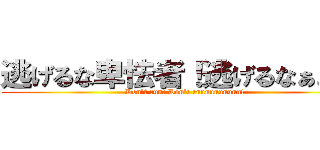 逃げるな卑怯者！逃げるなぁぁぁ！ (Don’t run! Don’t ruuuuuuuuun!)
