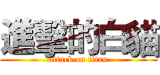 進擊的白貓 (attack on titan)