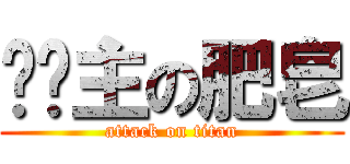 乔帮主の肥皂 (attack on titan)