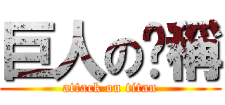 巨人の咖稱 (attack on titan)