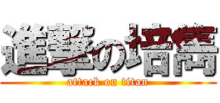 進撃の培雋 (attack on titan)
