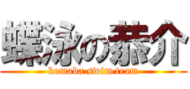 蝶泳の恭介 (komaba swim team)
