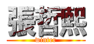 張哲熙 (winter)