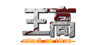 王高 (attack on titan)