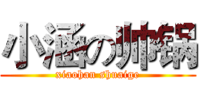 小涵の帅锅 (xiaohan shuaige)
