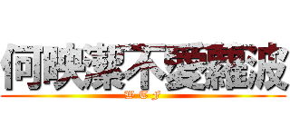 何映潔不愛蘿波 (W T F)