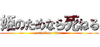 姫のためなら死ねる (attack on titan)