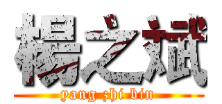 楊之斌 (yang zhi bin)
