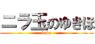 ニラ玉のゆきほ (baka)