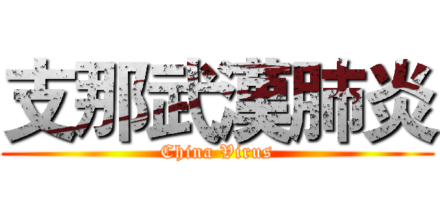 支那武漢肺炎 (China Virus)