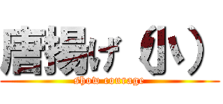 唐揚げ（小） (show courage)