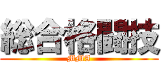 総合格闘技 (MMA)