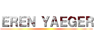 ＥＲＥＮ ＹＡＥＧＥＲ ()