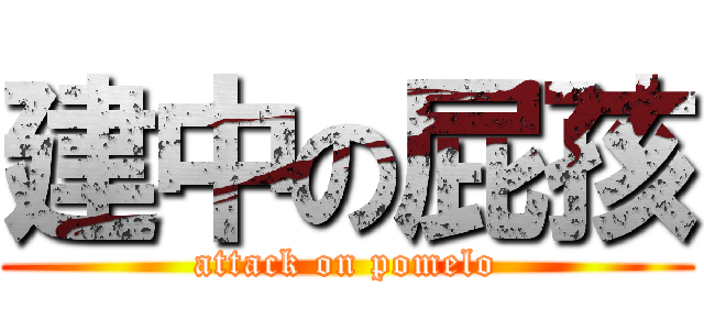 建中の屁孩 (attack on pomelo)