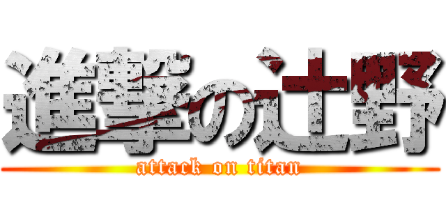 進撃の辻野 (attack on titan)