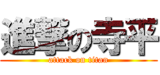 進撃の寺平 (attack on titan)