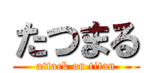 たつまる (attack on titan)