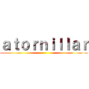ａｔｏｒｎｉｌｌａｒ ()