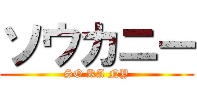 ソウカニー (SO KA NY)