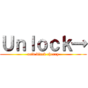 Ｕｎｌｏｃｋ→ (acid black cherry)