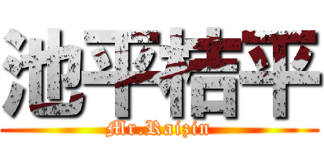 池平桔平 (Mr.Raizin)