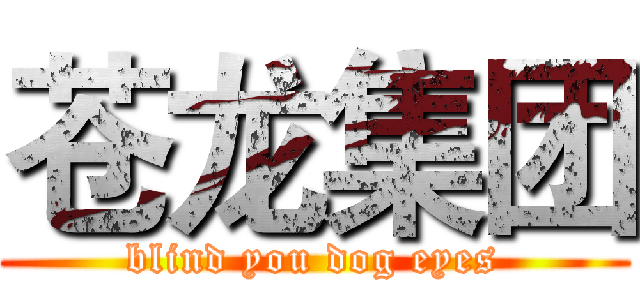 苍龙集团 (blind you dog eyes)