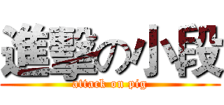 進擊の小段 (attack on pig)