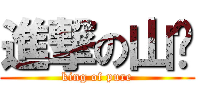進撃の山楂 (king of pure)