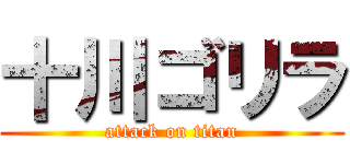 十川ゴリラ (attack on titan)