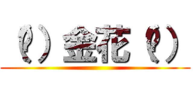 （⚘）金花（⚘） ()