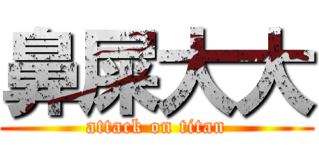 鼻屎大大 (attack on titan)